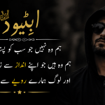 attitude poetry in urdu