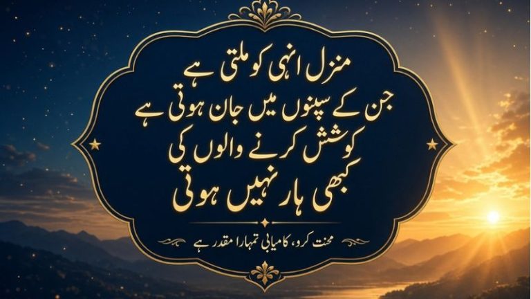 motivational shayari urdu